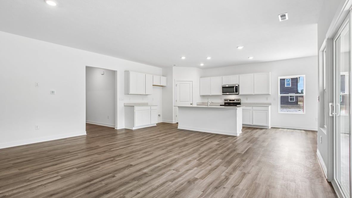 Kitchen and great room