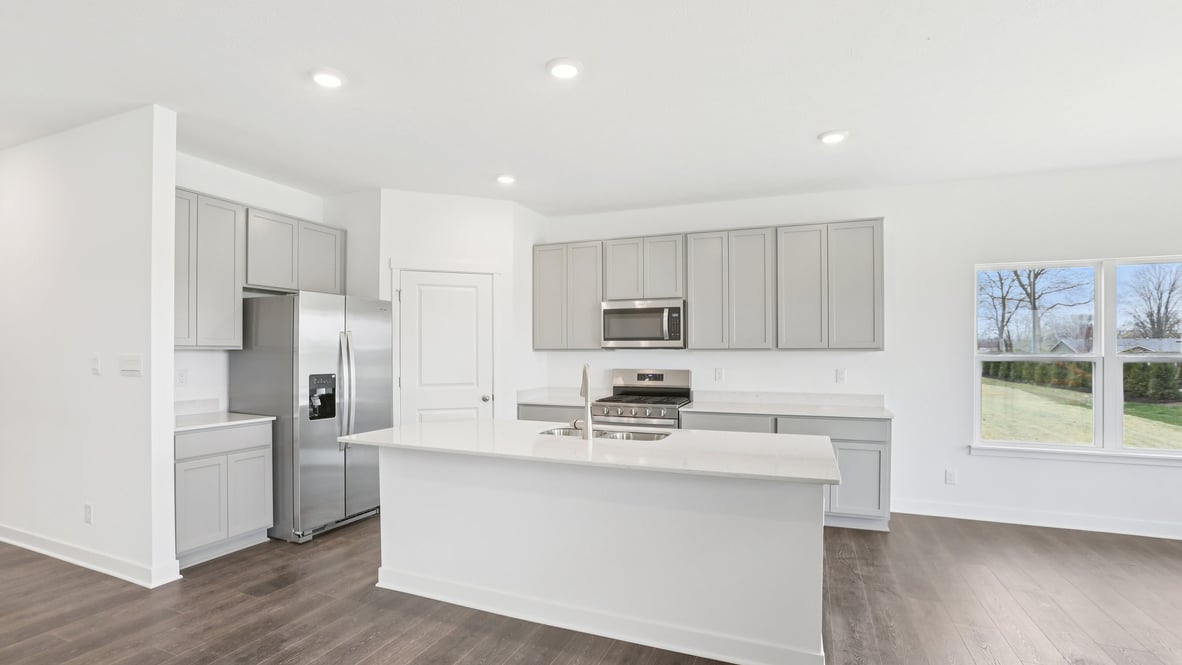 kitchen with open-concept
