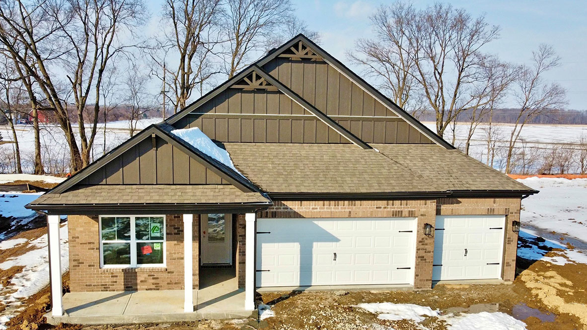 one-story home with 3-car garage in bakers pointe