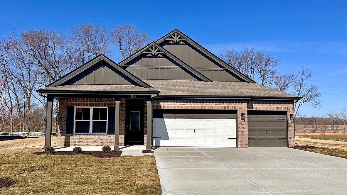 one-story home with 3-car garage in bakers pointe