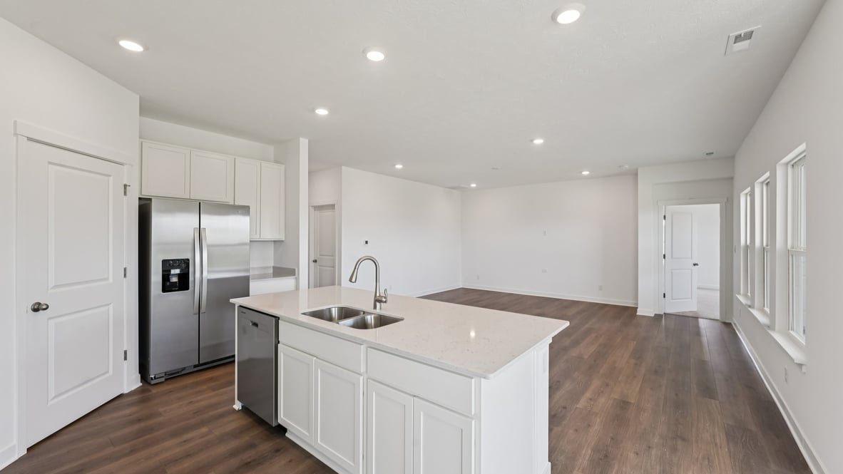 kitchen with open-concept