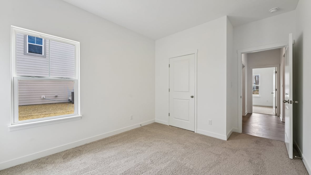 bedroom with large windows