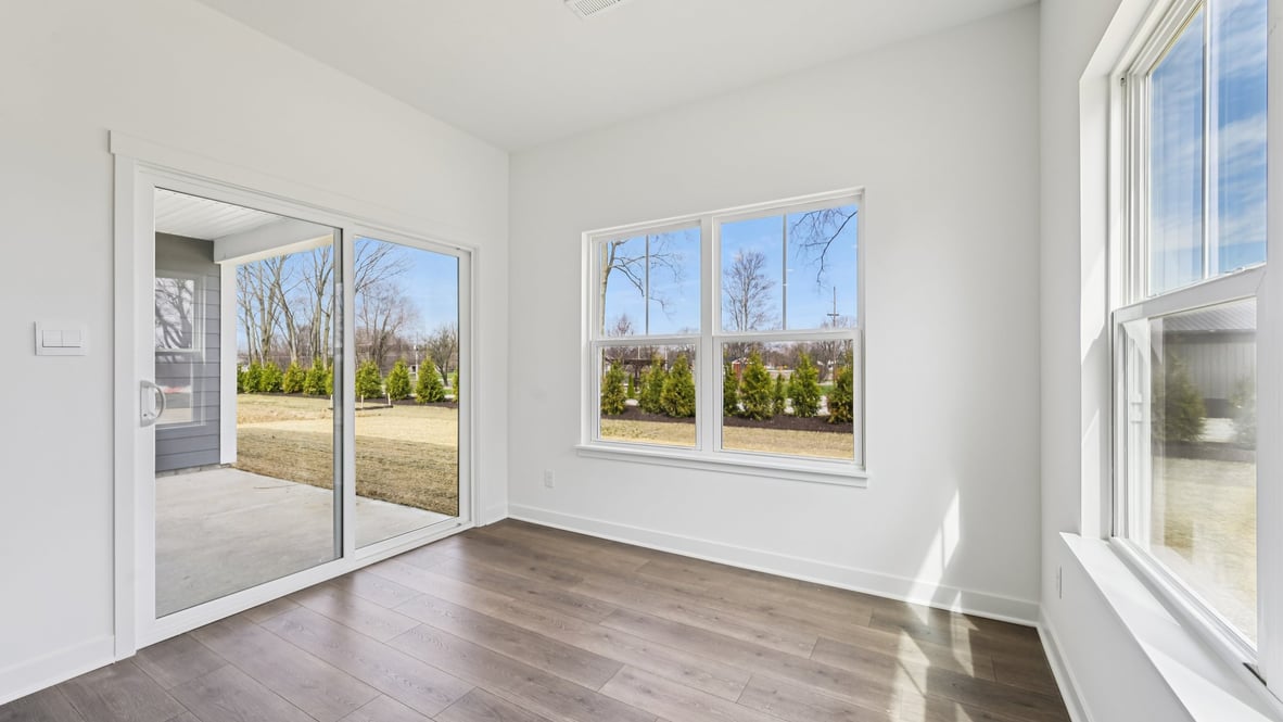 dining nook adjacent to kitchen