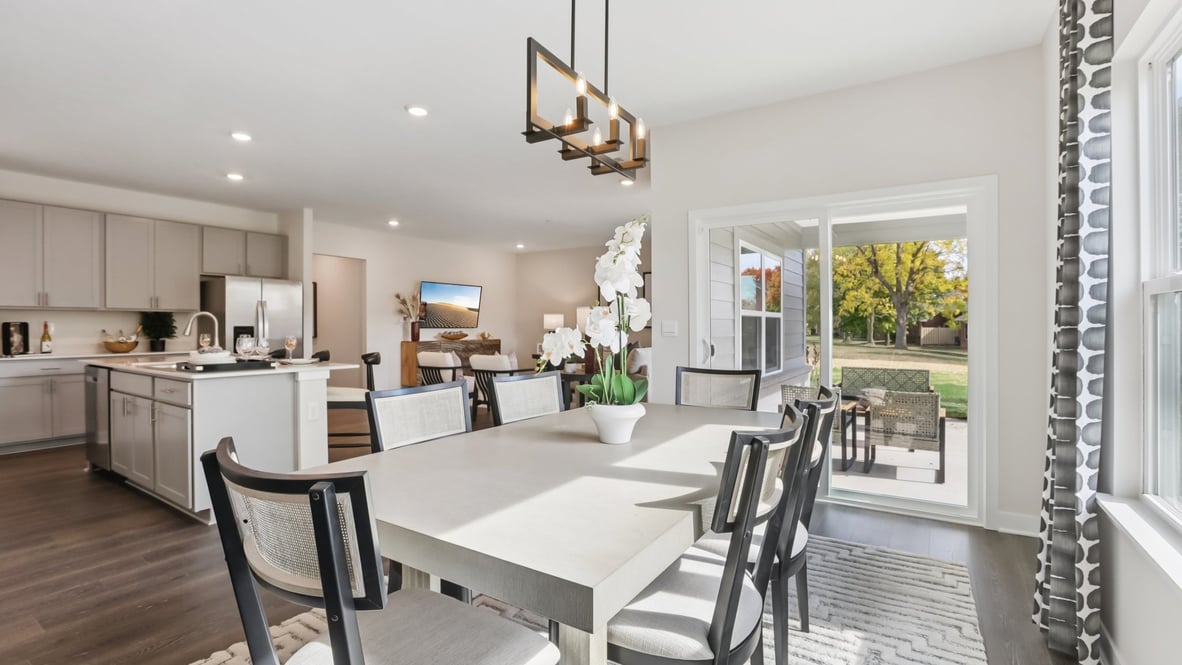 dining nook with plenty of seating