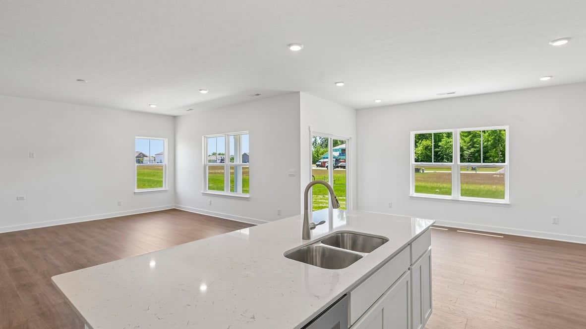 kitchen with open-concept