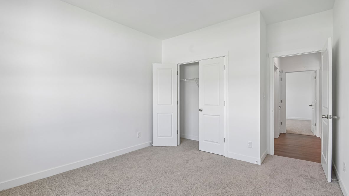 bedroom with spacious closet