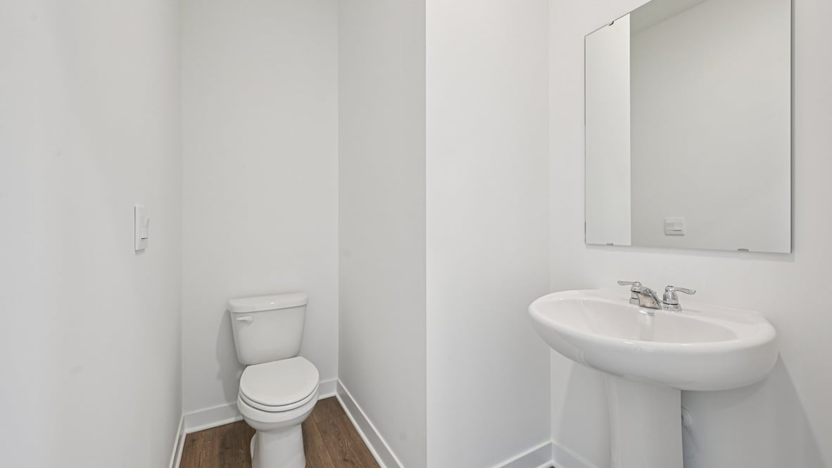 powder room on the main level