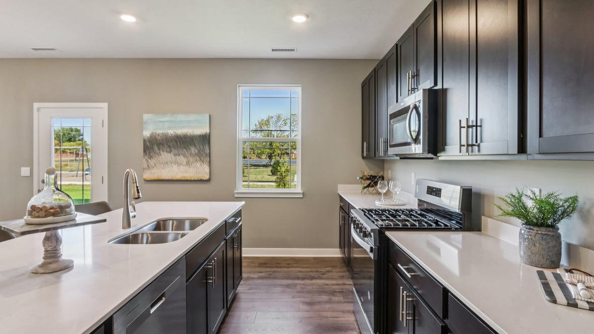kitchen with stainless steel appliances