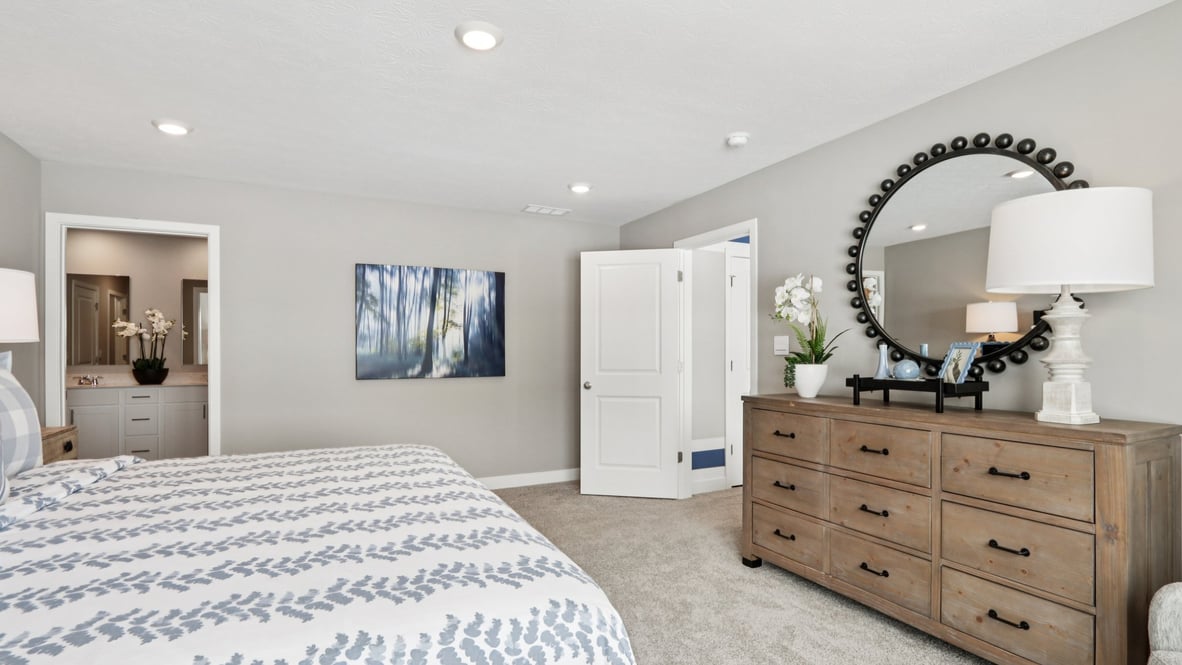 primary bedroom with ensuite