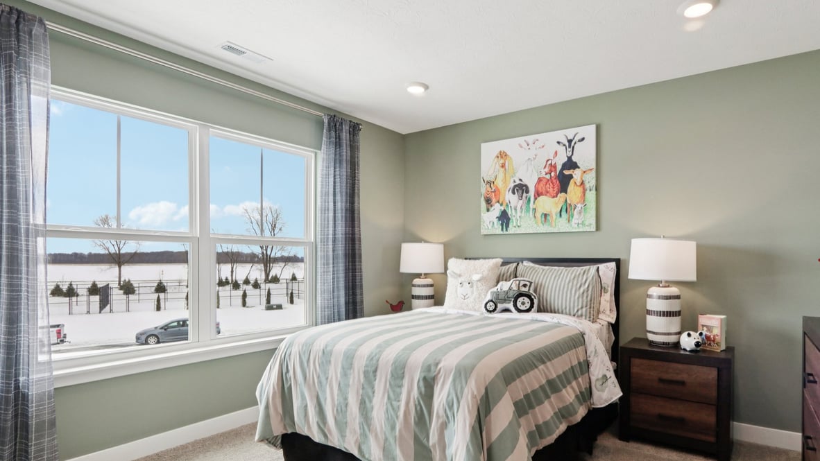 bedroom with natural light