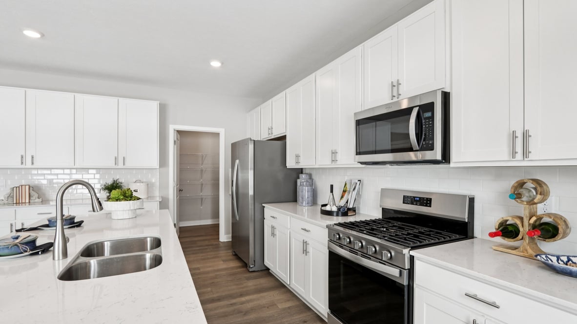 kitchen with stainless steel appliances