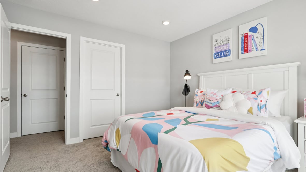 bedroom with natural light