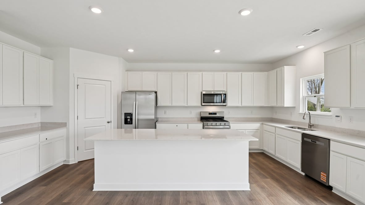 kitchen with stainless steel