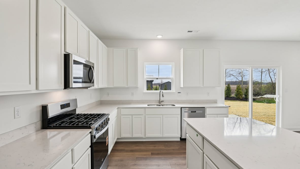 kitchen with natural light