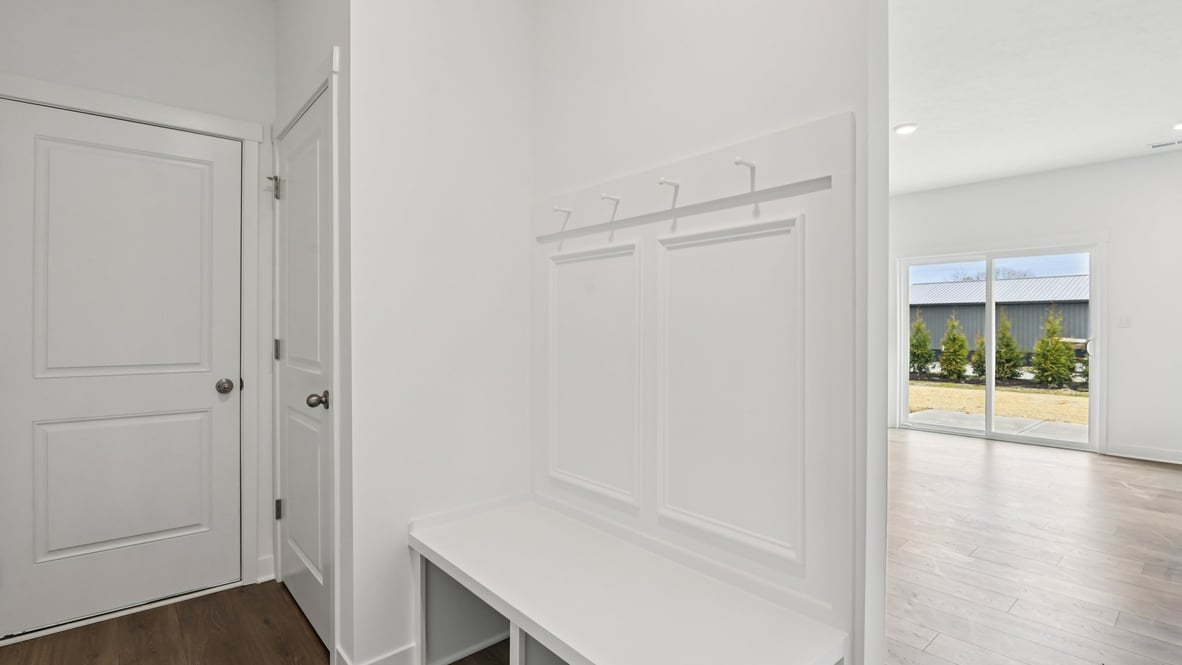 boot bench near entry