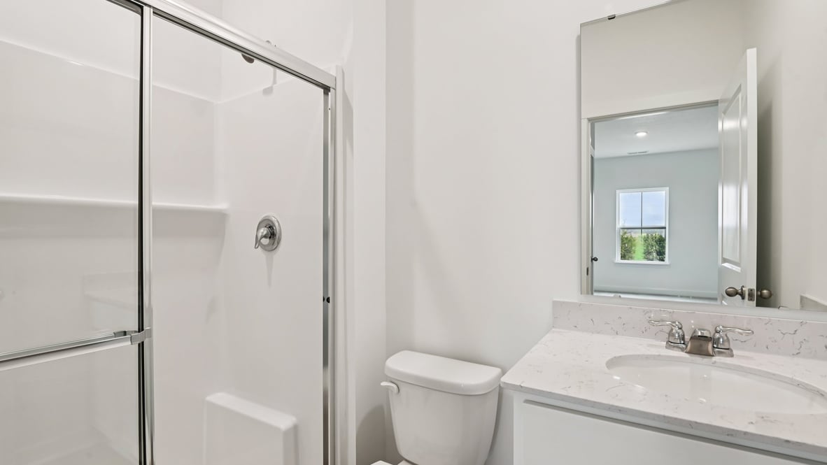 bathroom with walk-in shower