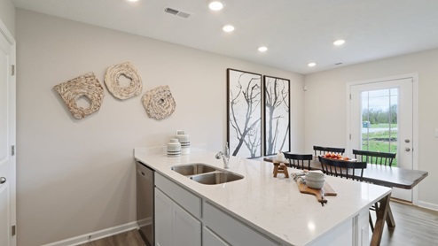 kitchen with natural light