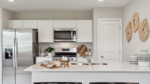 kitchen with stainless steel appliances