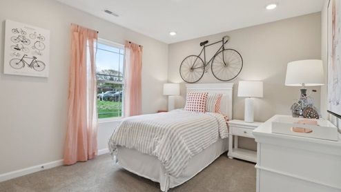 bedroom with large windows