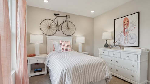 bedroom with spacious closet