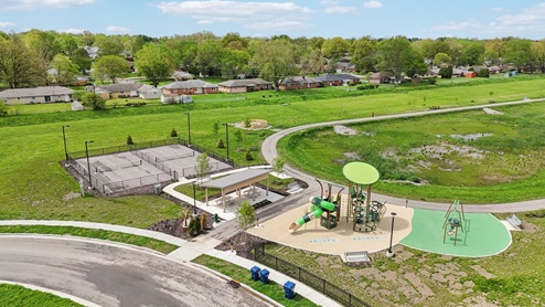aerial view of amenities