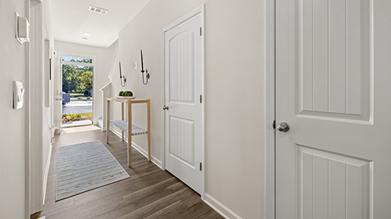 entry foyer open to staircase