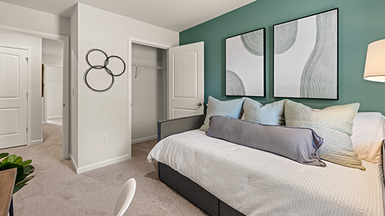 Spacious second upstairs bedroom