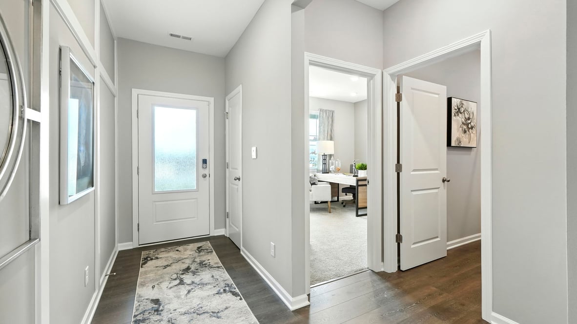 interior entry into the home