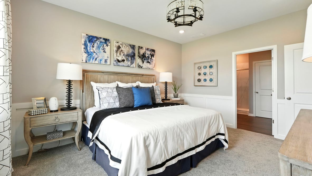 primary bedroom with ensuite