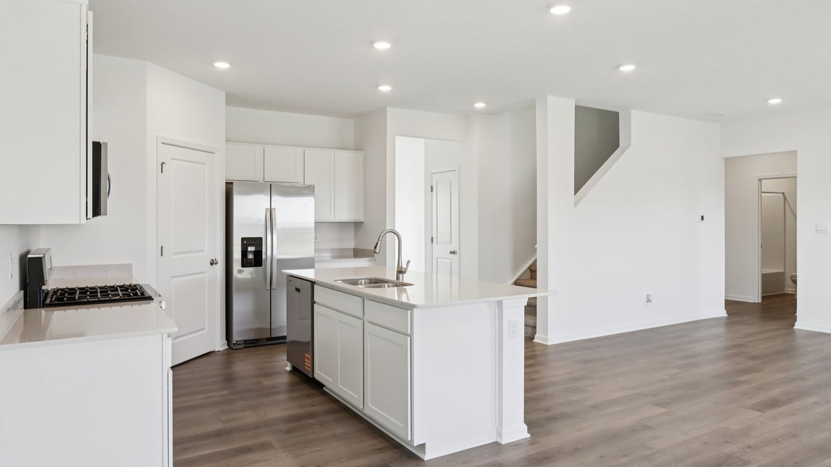 open concept kitchen