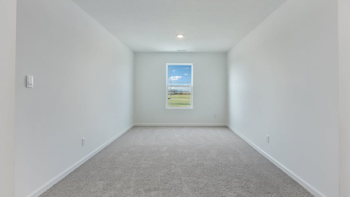 upstairs loft with natural light