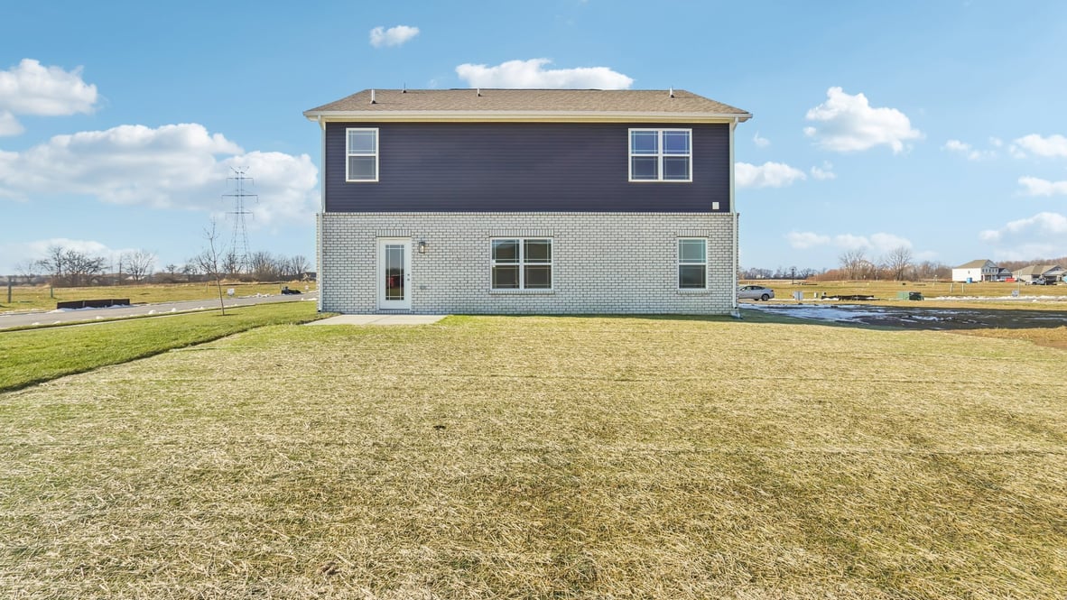 back exterior yard space