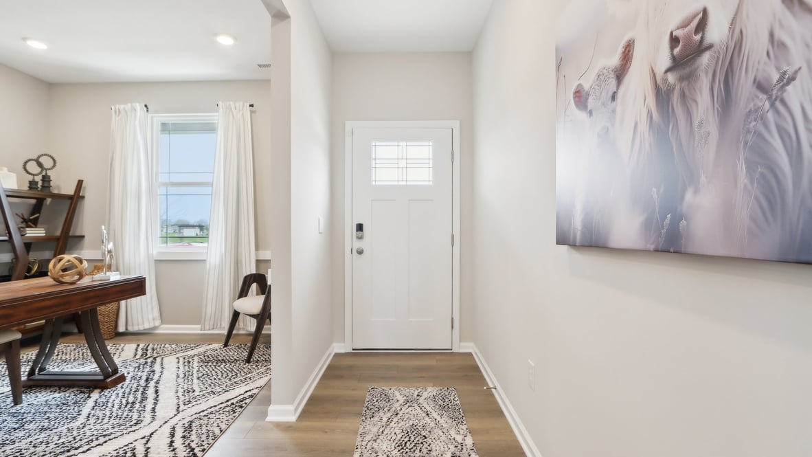 interior entry into the home