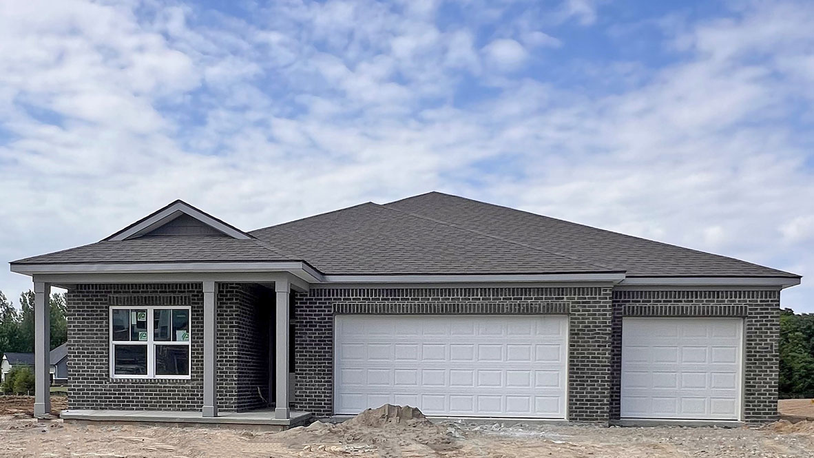 one story home with 3 car garage