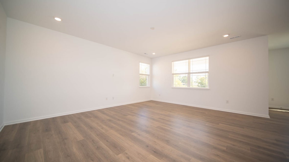 great room with large windows