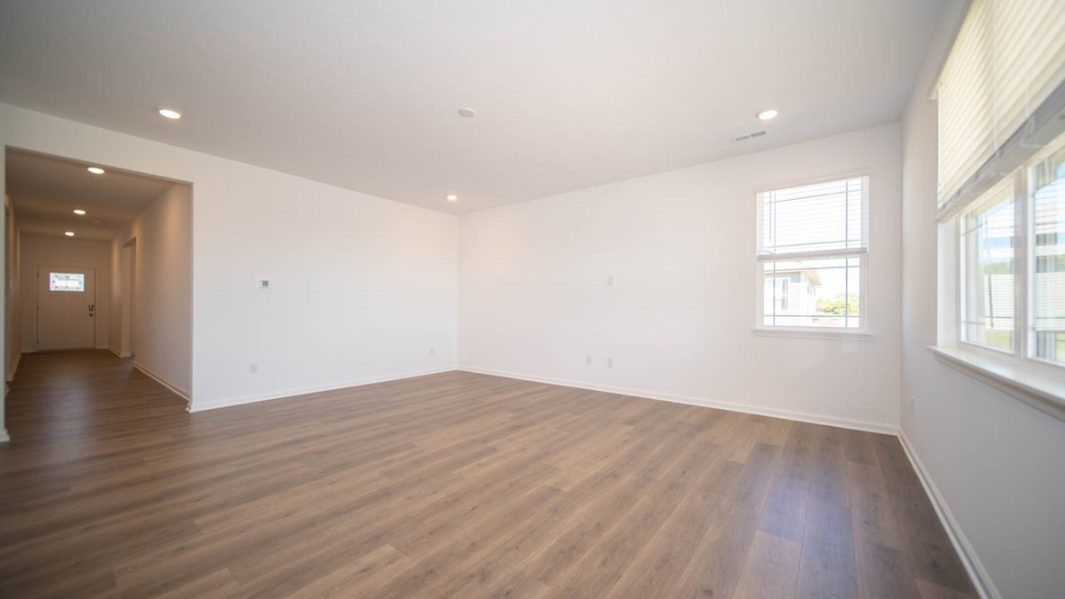 great room with natural light