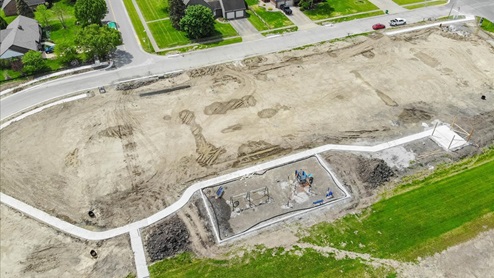 aerial view of Angilee Gardens