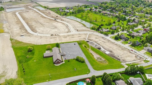 aerial view of Angilee Gardens