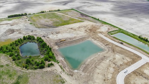 aerial view of Angilee Gardens