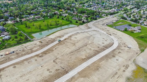 aerial view of Angilee Gardens