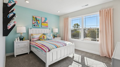 bedroom with natural light
