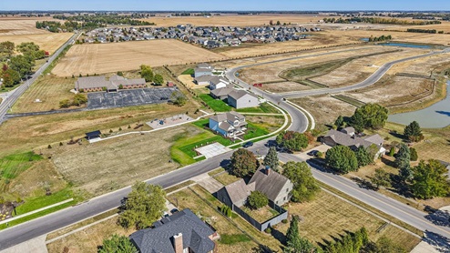 aerial view of angilee gardens