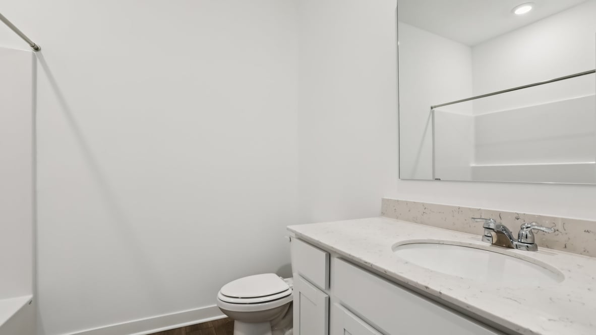 bathroom with shower and tub combo