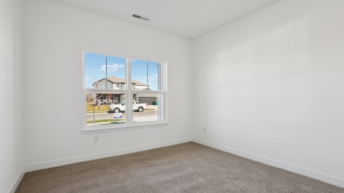 bedroom with large windows
