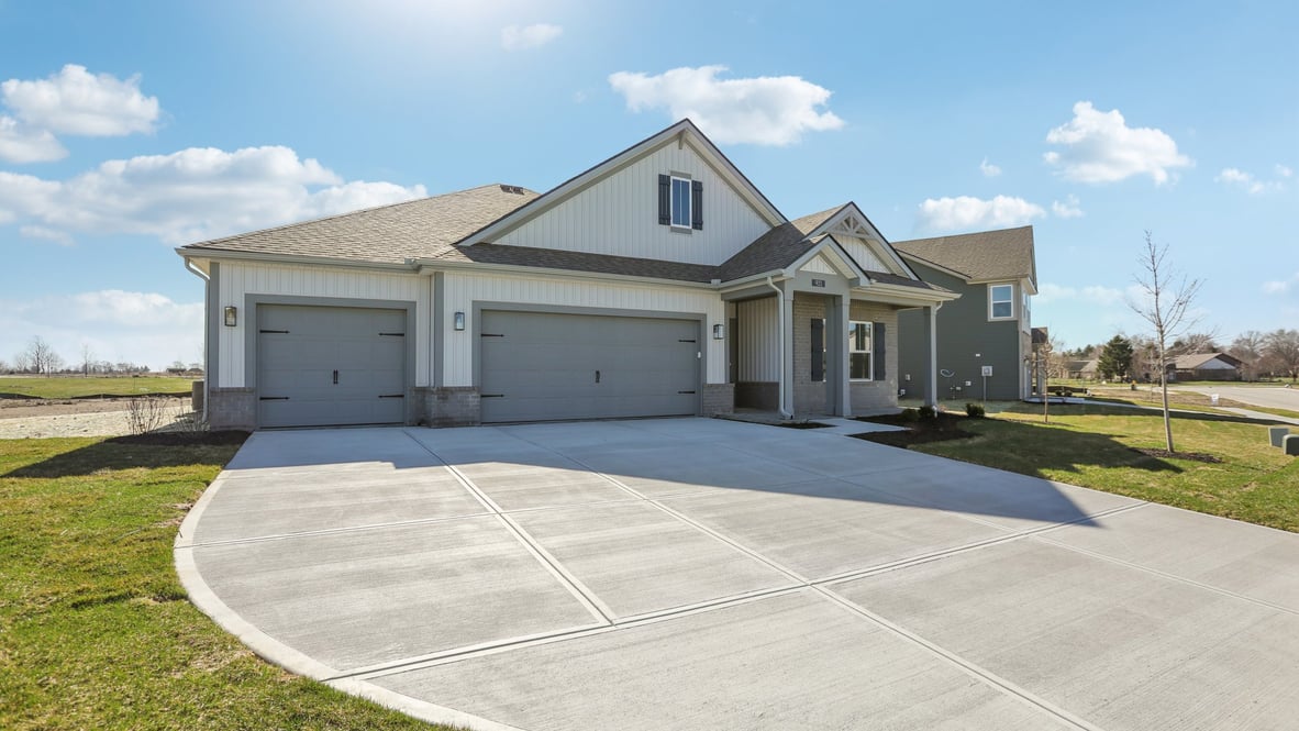 home with 3-car garage