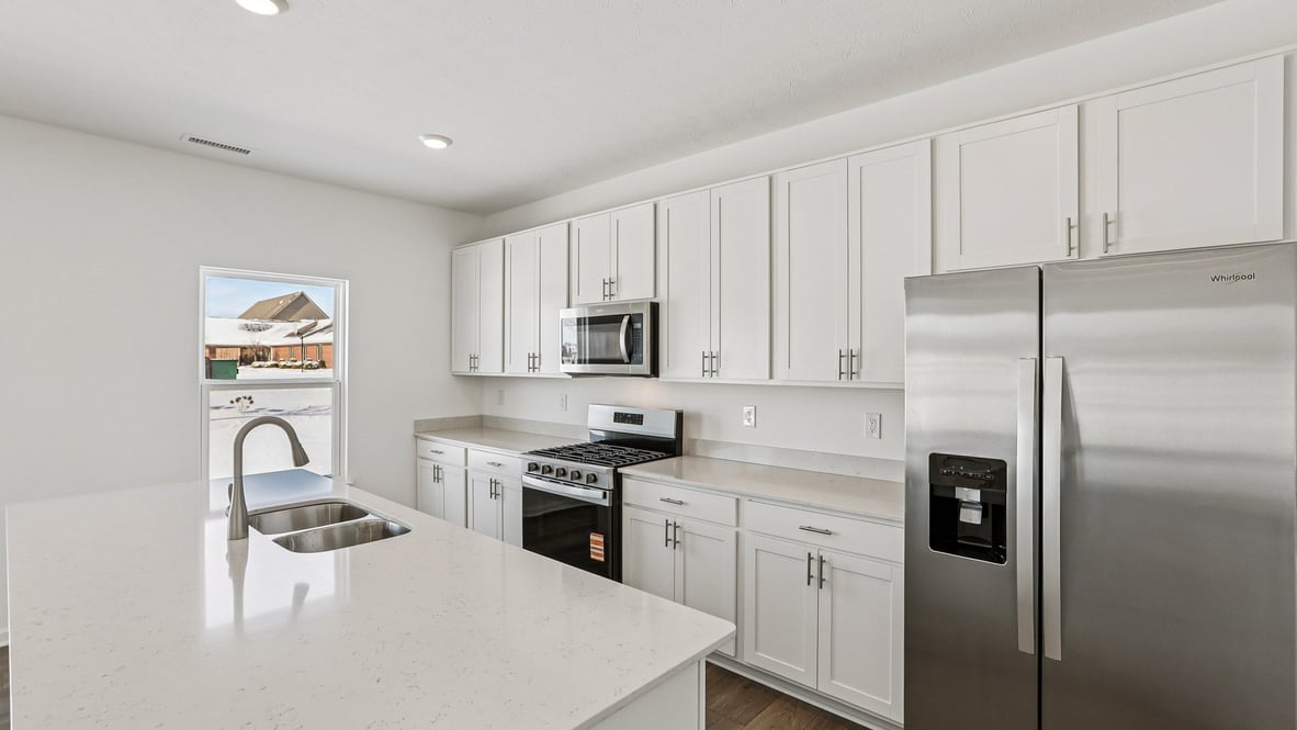 kitchen with stainless steel appliances