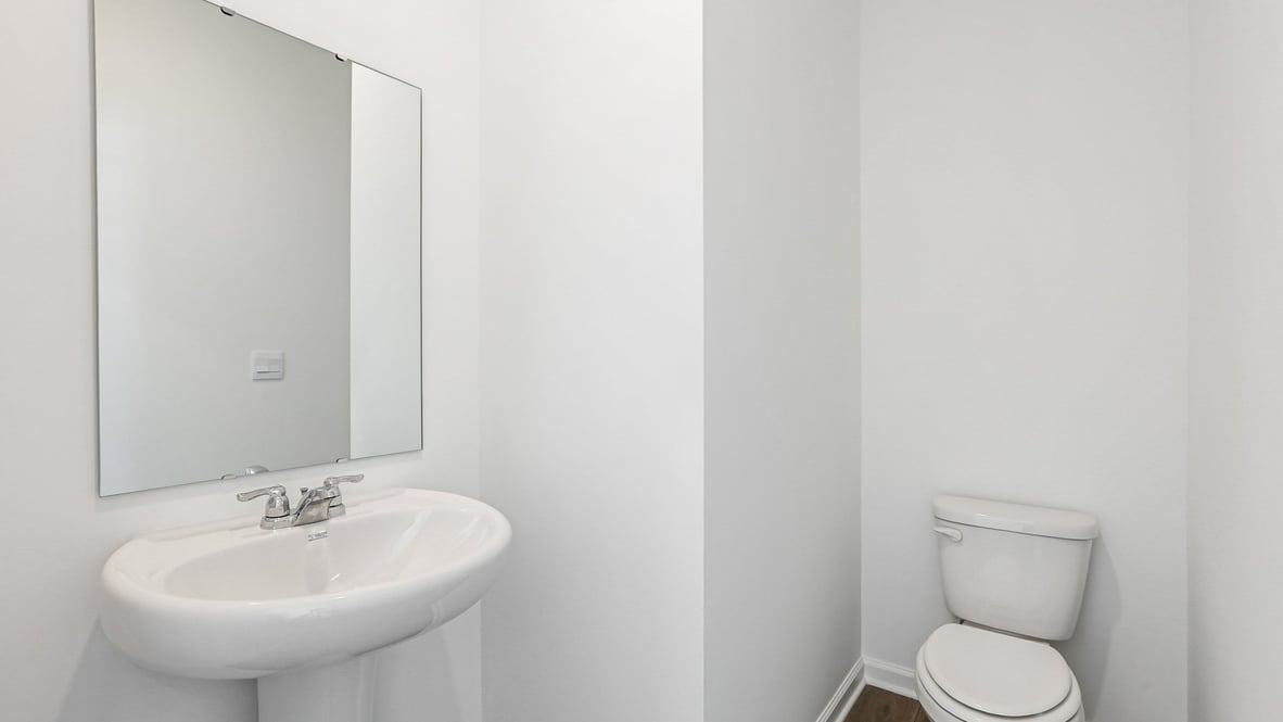 powder room on the main level