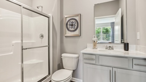 bathroom with walk-in shower