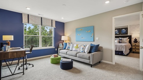 loft on the second floor