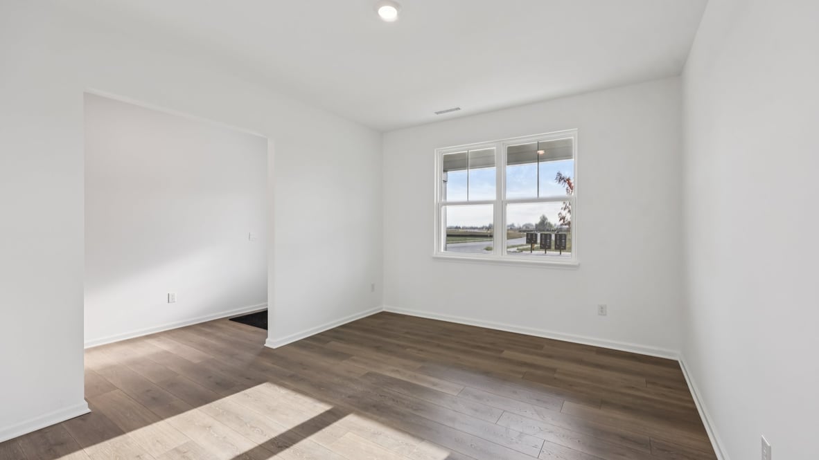 den adjacent to entry